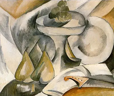 Plate and Fruit Dish Georges Braque